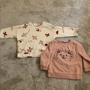 Zara boy sweatshirts - size 2-3 years